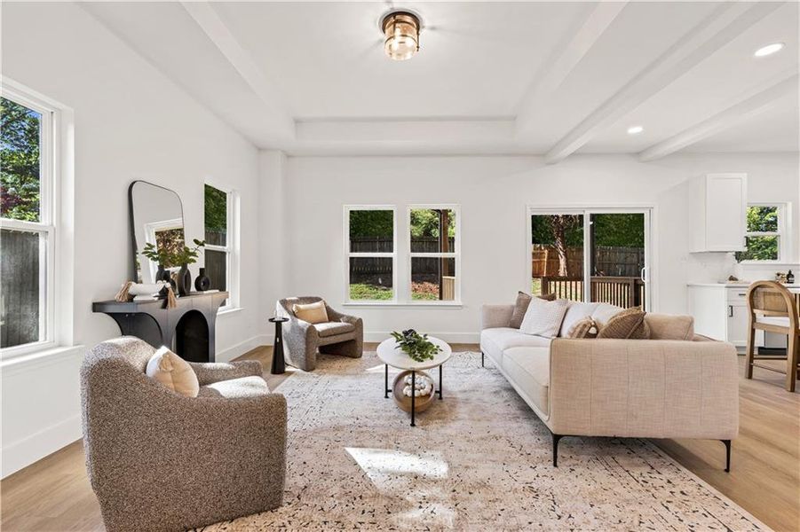 Furnished interior view inside a new home in , Scottdale (Image 8).