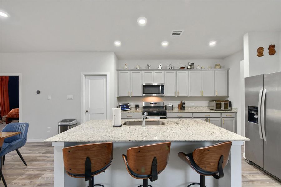 Furnished interior view inside a new home in Paloma at Sanford Farms, Waller (Image 16).