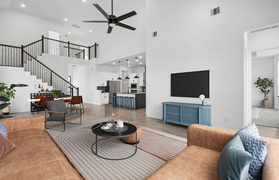 Furnished interior view inside a new home in Lago Mar, Texas City (Image 16).
