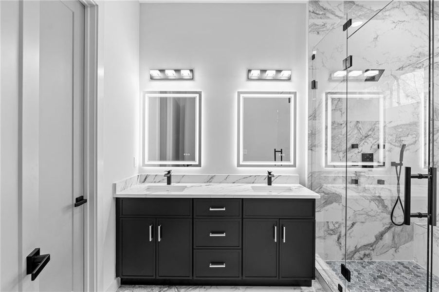 Furnished interior view inside a new home in , Lawrenceville (Image 33).