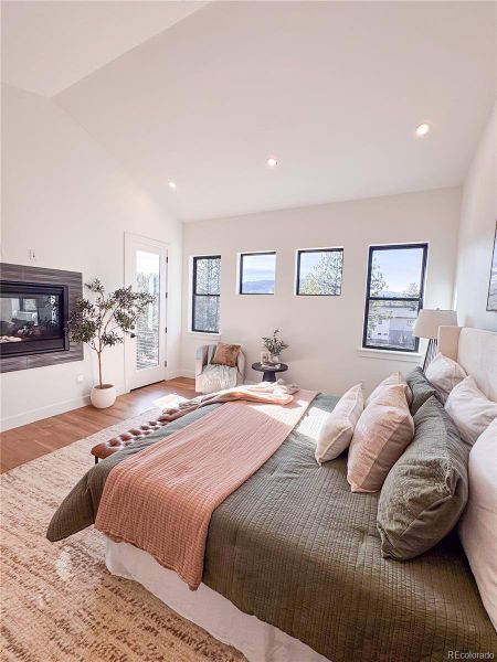 Furnished interior view inside a new home in , Evergreen (Image 12).