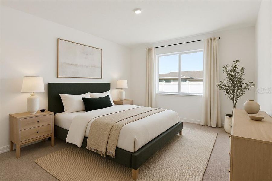 Furnished interior view inside a new home in Prairie Oaks, St. Cloud (Image 4).