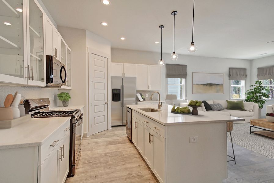 Representative furnished interior of a home built from the Lorraine by Hunter Quinn Homes in Beaufort County Homes, Beaufort (Image 8). Representative furnished interior of a home built from the Lorraine by Hunter Quinn Homes in Beaufort County Homes, Beaufort (Image 8).