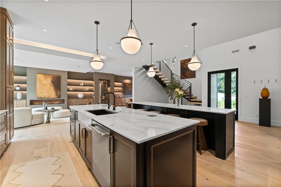 Furnished interior view inside a new home in , Marietta (Image 39).
