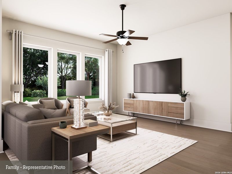 Furnished interior view inside a new home in Meyer Ranch – Select Reserve Series, New Braunfels (Image 10).