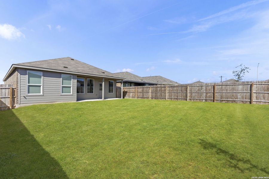 Exterior details and patio area of a home in Grace Valley, Marion (Image 34).