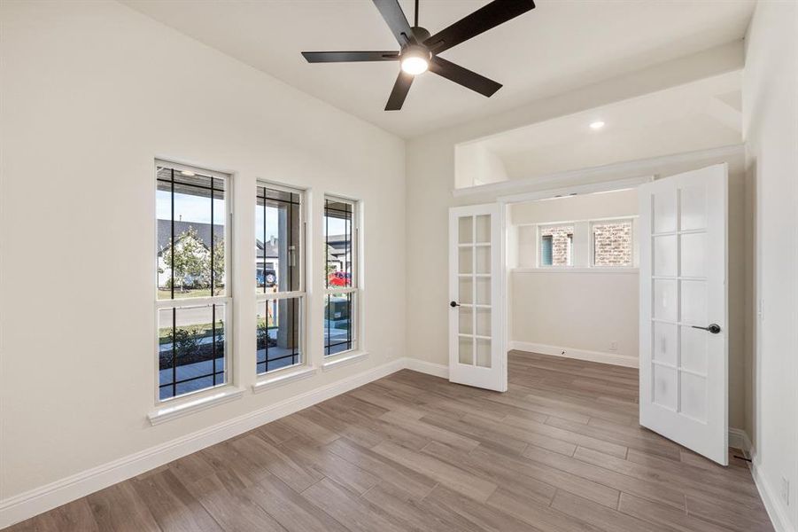 Spacious, unfurnished interior of a new home in Godley Ranch Classic, Godley (Image 18). Spacious, unfurnished interior of a new home in Godley Ranch Classic, Godley (Image 18).