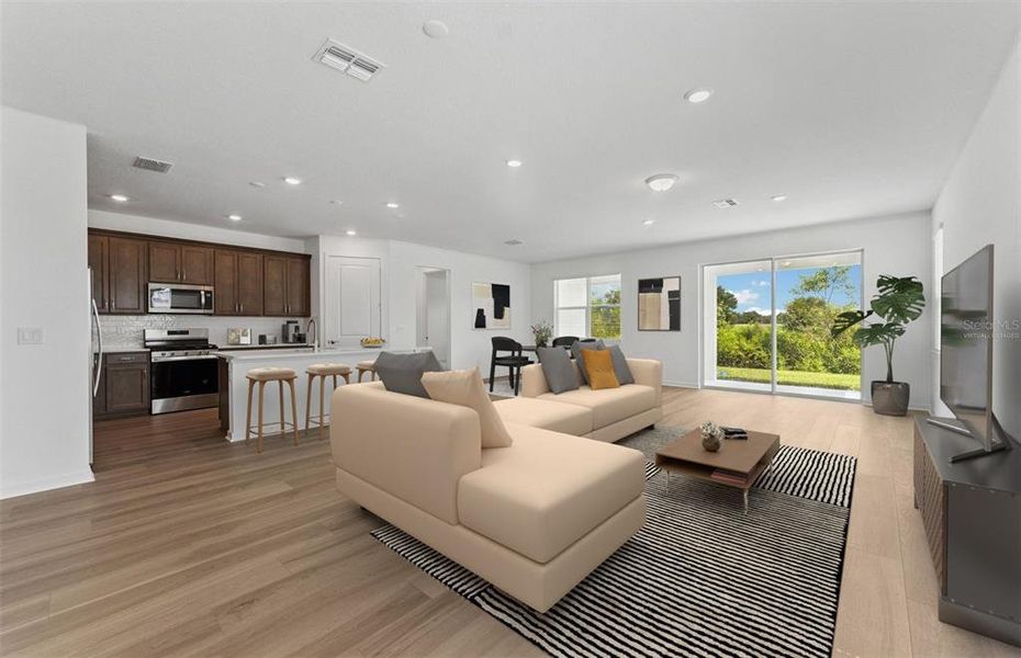 Furnished interior view inside a new home in Riverwood, Zephyrhills (Image 7).