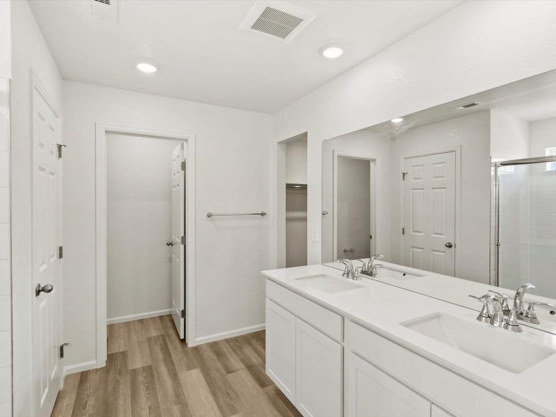 Furnished interior view inside a new home in Revere at Johnstown, Johnstown (Image 5). Furnished interior view inside a new home in Revere at Johnstown, Johnstown (Image 5).