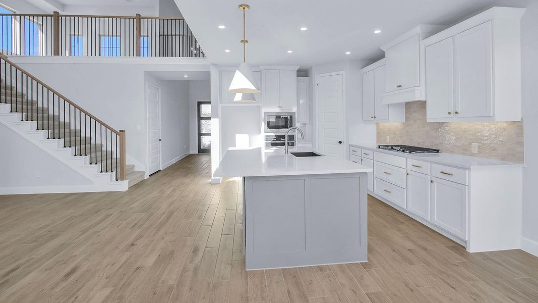 Furnished interior view inside a new home in Artavia, Conroe (Image 4).