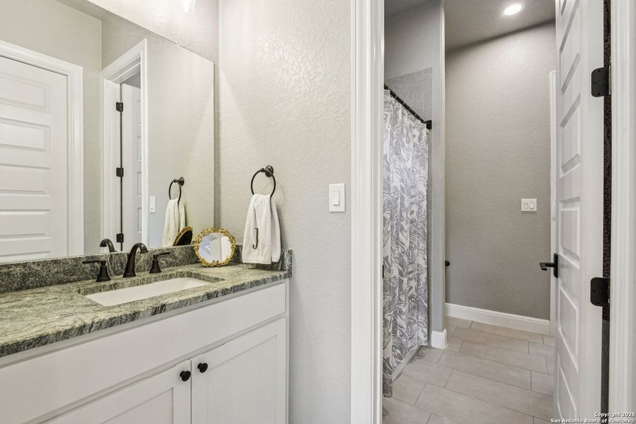 Furnished interior view inside a new home in , Adkins (Image 23).