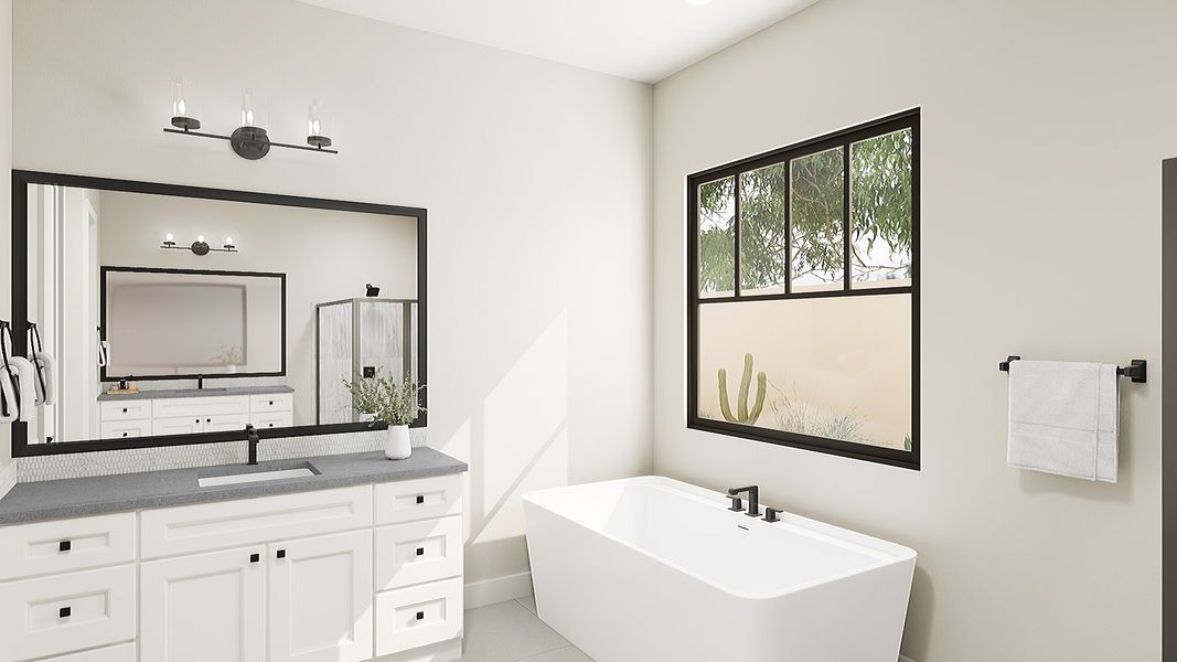 Representative furnished interior of a home built from the Aurora Plan 9001 by Tri Pointe Homes in Emberly, Queen Creek (Image 9). Representative furnished interior of a home built from the Aurora Plan 9001 by Tri Pointe Homes in Emberly, Queen Creek (Image 9).