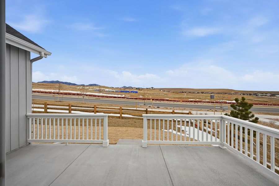 Exterior details and patio area of a home in Trailstone, Arvada (Image 3).