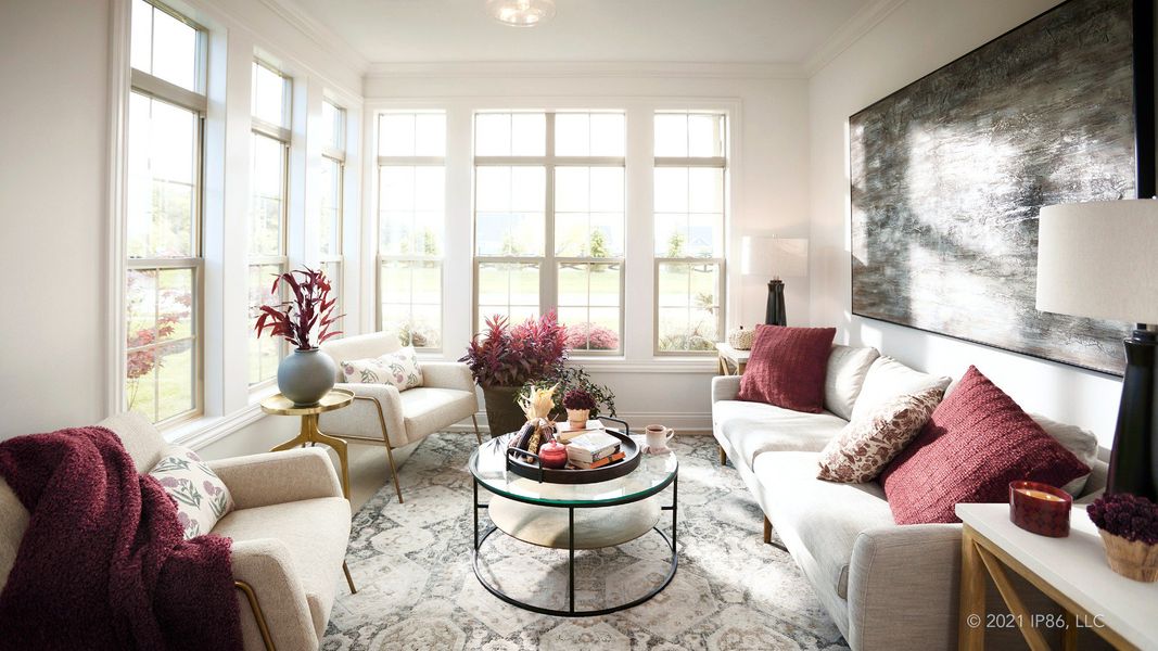 Furnished interior view inside a new home in The Courtyards on Robinson Church, Harrisburg (Image 8).