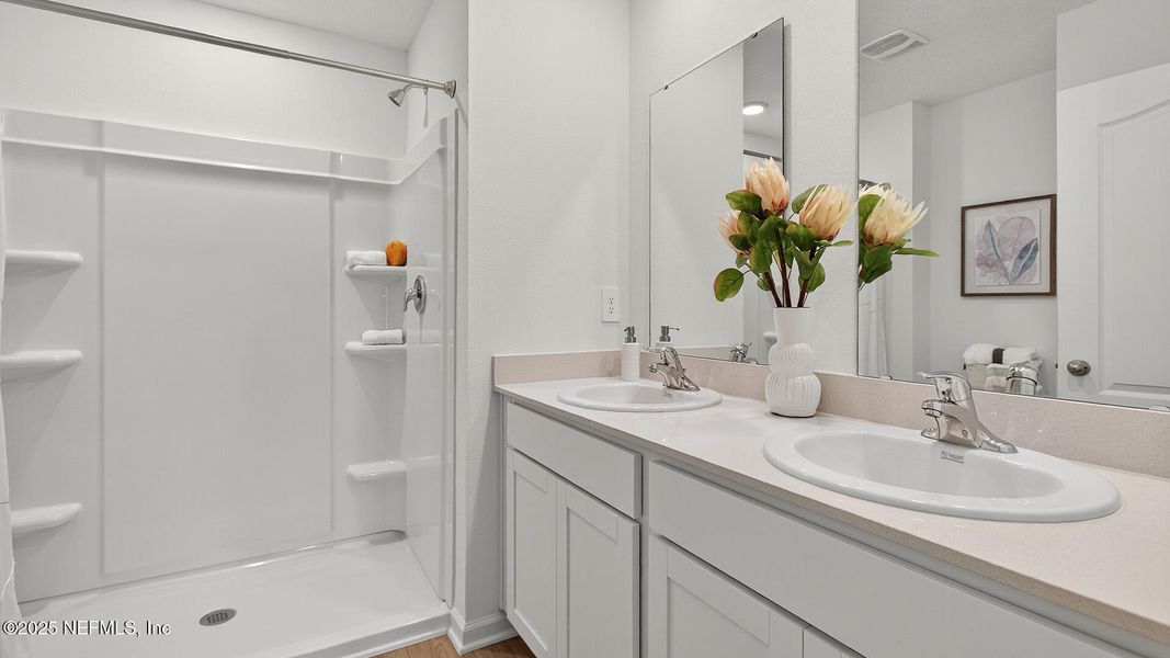 Furnished interior view inside a new home in Trout River, Jacksonville (Image 15). Furnished interior view inside a new home in Trout River, Jacksonville (Image 15).