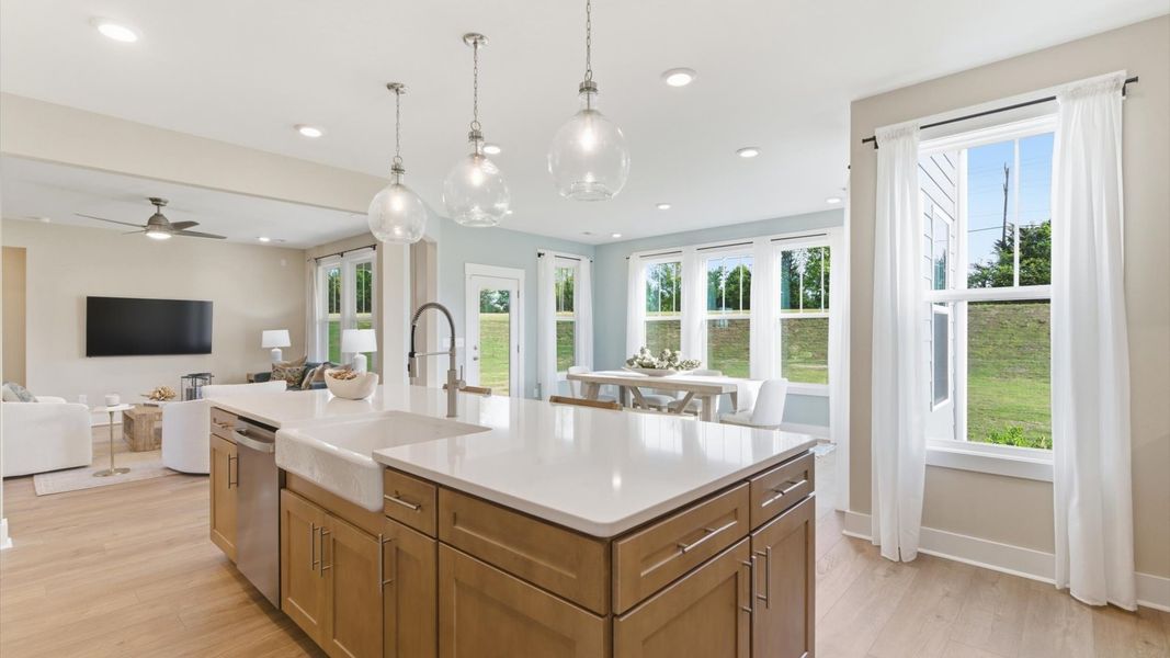 Representative furnished interior of a home built from the Arlington by DRB Homes in Benjamin's Grove, Woodruff (Image 33).