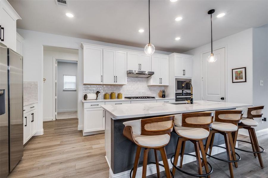 Furnished interior view inside a new home in Ashford Park - Texana Series, Corinth (Image 10).