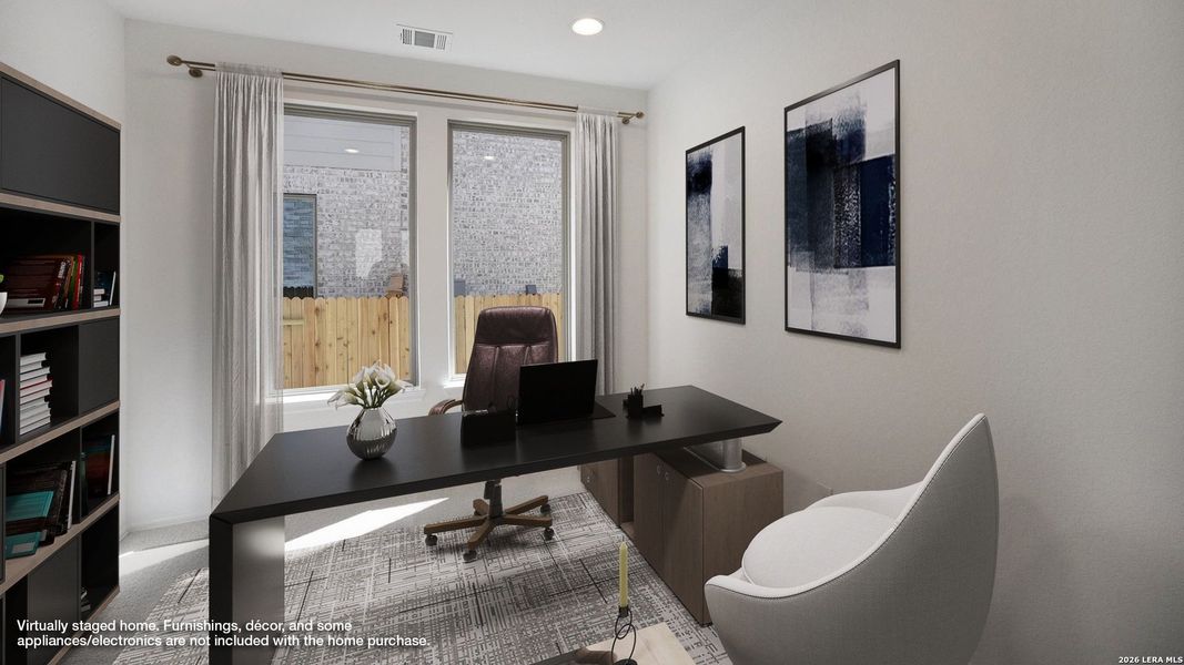 Furnished interior view inside a new home in Stillwater Ranch, San Antonio (Image 8).