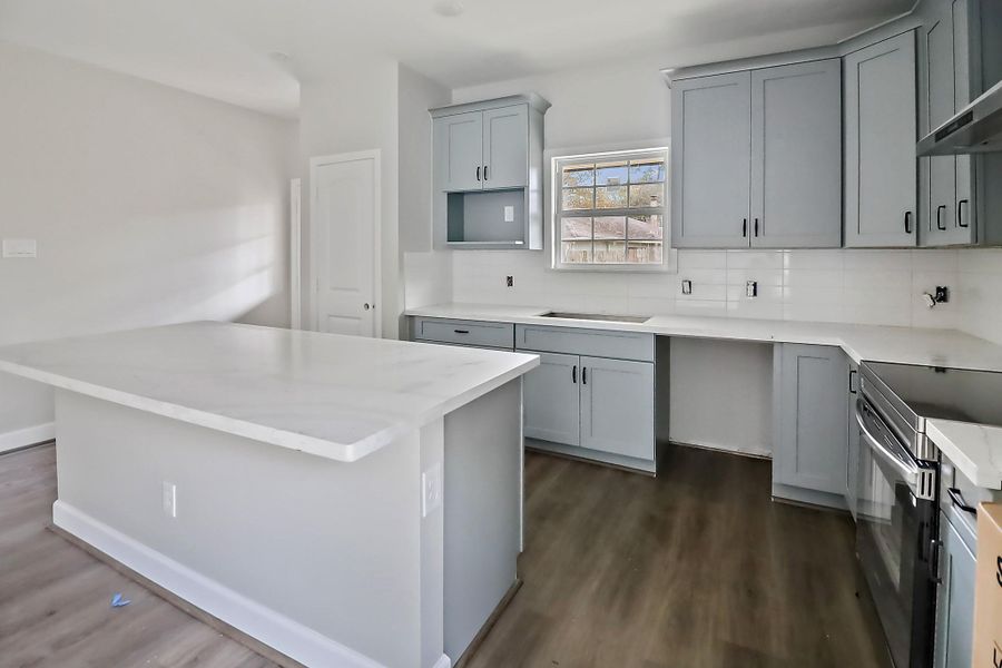 Furnished interior view inside a new home in , Crosby (Image 15).
