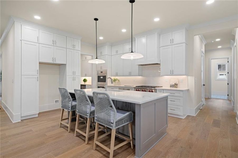 Furnished interior view inside a new home in , Atlanta (Image 10).