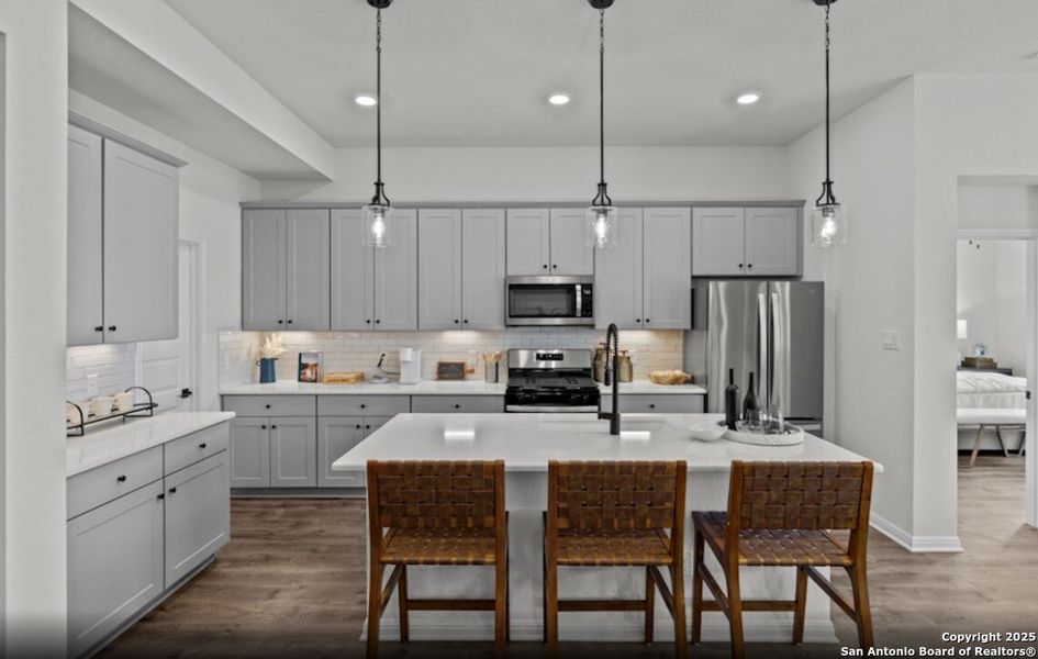 Furnished interior view inside a new home in Veranda: Premier, San Antonio (Image 3). Furnished interior view inside a new home in Veranda: Premier, San Antonio (Image 3).