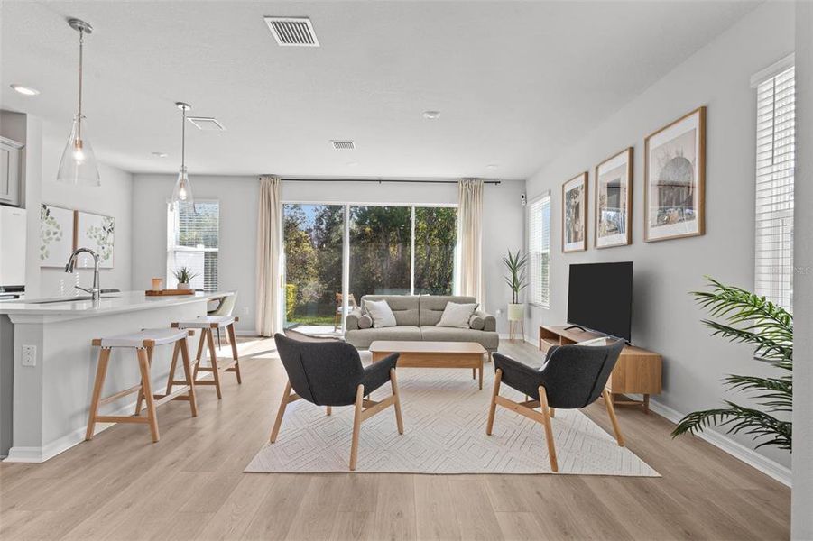 Furnished interior view inside a new home in , Land O' Lakes (Image 13).