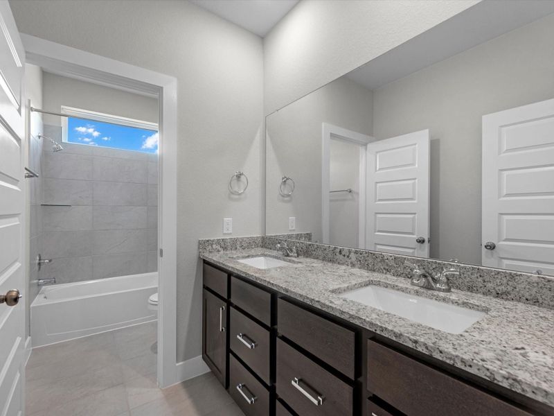 Furnished interior view inside a new home in Oakhill Reserve, Tomball (Image 6).