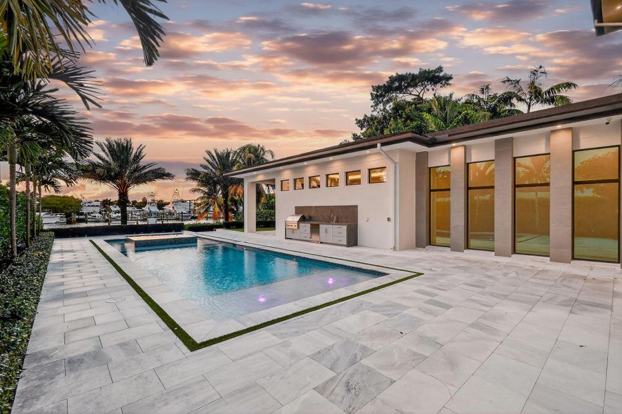 Exterior details and patio area of a home in , North Palm Beach (Image 33).