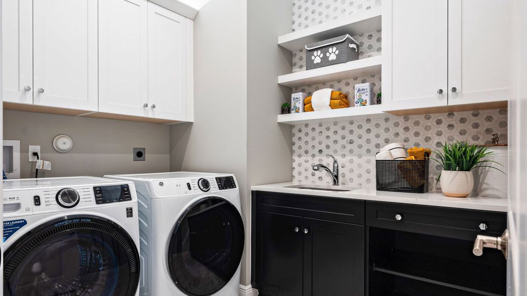 Valerie Model Home | Laundry Valerie Model Home | Laundry
