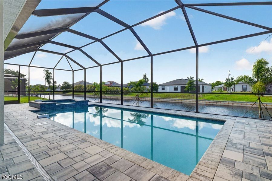Exterior details and patio area of a home in Cape Coral, Cape Coral (Image 17). Exterior details and patio area of a home in Cape Coral, Cape Coral (Image 17).