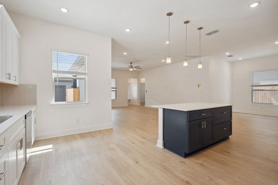 Furnished interior view inside a new home in Sage Hollow, Kyle (Image 10). Furnished interior view inside a new home in Sage Hollow, Kyle (Image 10).