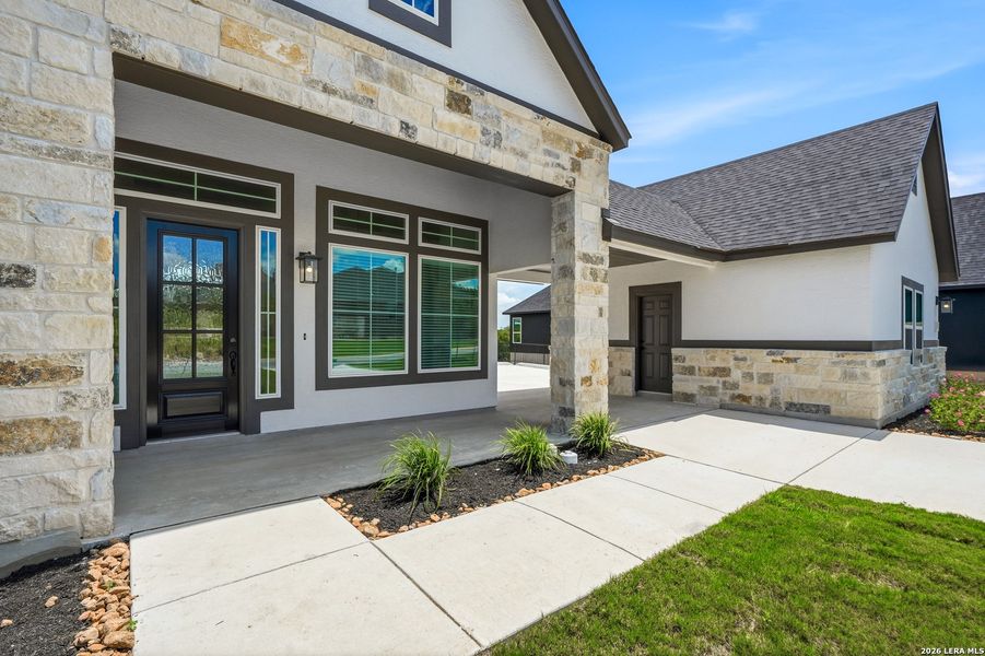 Exterior details and patio area of a home in , Castroville (Image 31).
