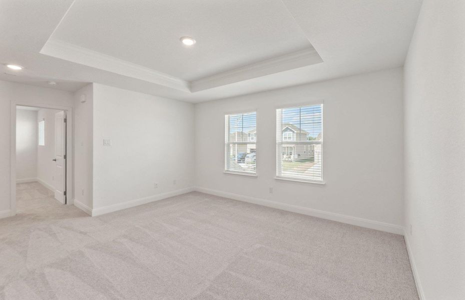 Spacious, unfurnished interior of a new home in Patterson Ranch, Georgetown (Image 29). Spacious, unfurnished interior of a new home in Patterson Ranch, Georgetown (Image 29).
