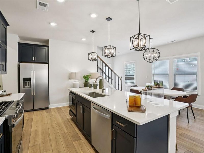Furnished interior view inside a new home in , Cumming (Image 11).