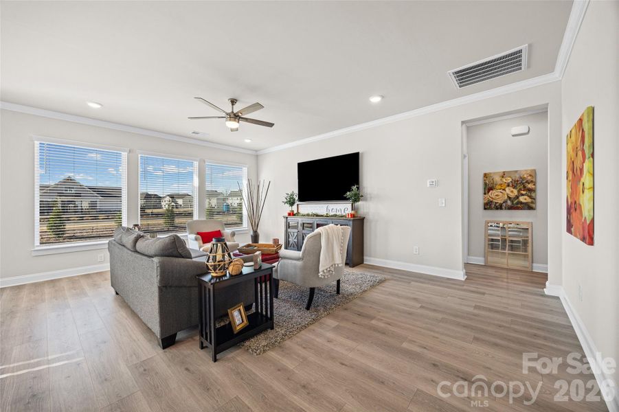 Furnished interior view inside a new home in Encore at Harmony, Harrisburg (Image 15). Furnished interior view inside a new home in Encore at Harmony, Harrisburg (Image 15).