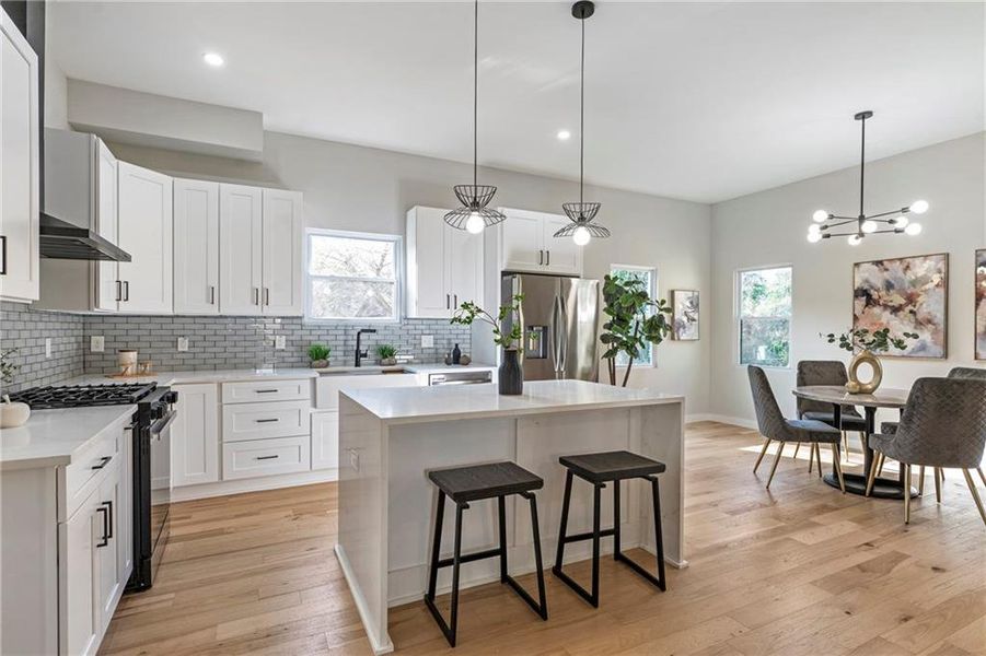 Furnished interior view inside a new home in , Atlanta (Image 11).
