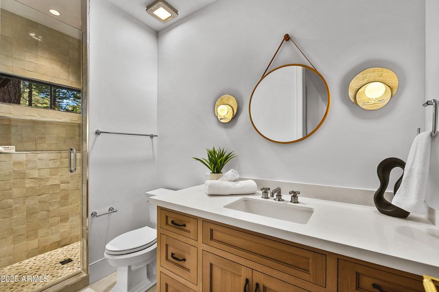 Full bath off loft Full bath off loft