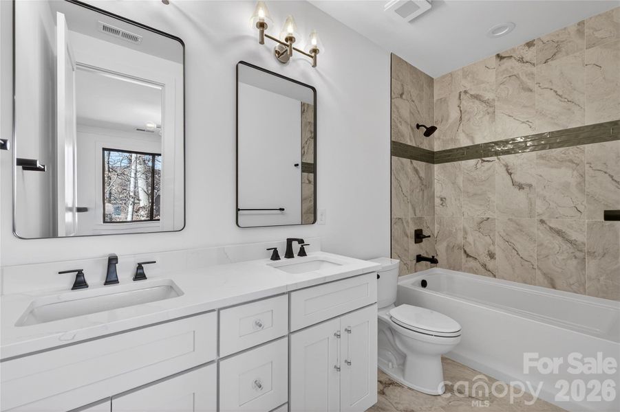 Furnished interior view inside a new home in , Charlotte (Image 9).