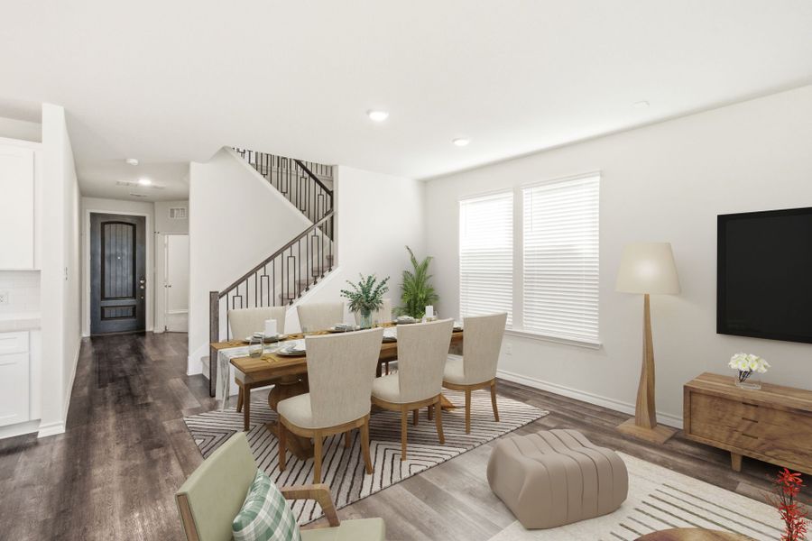 Representative furnished interior of a home built from the Lochridge by Pulte Homes in Lily Springs, Seguin (Image 17). Representative furnished interior of a home built from the Lochridge by Pulte Homes in Lily Springs, Seguin (Image 17).
