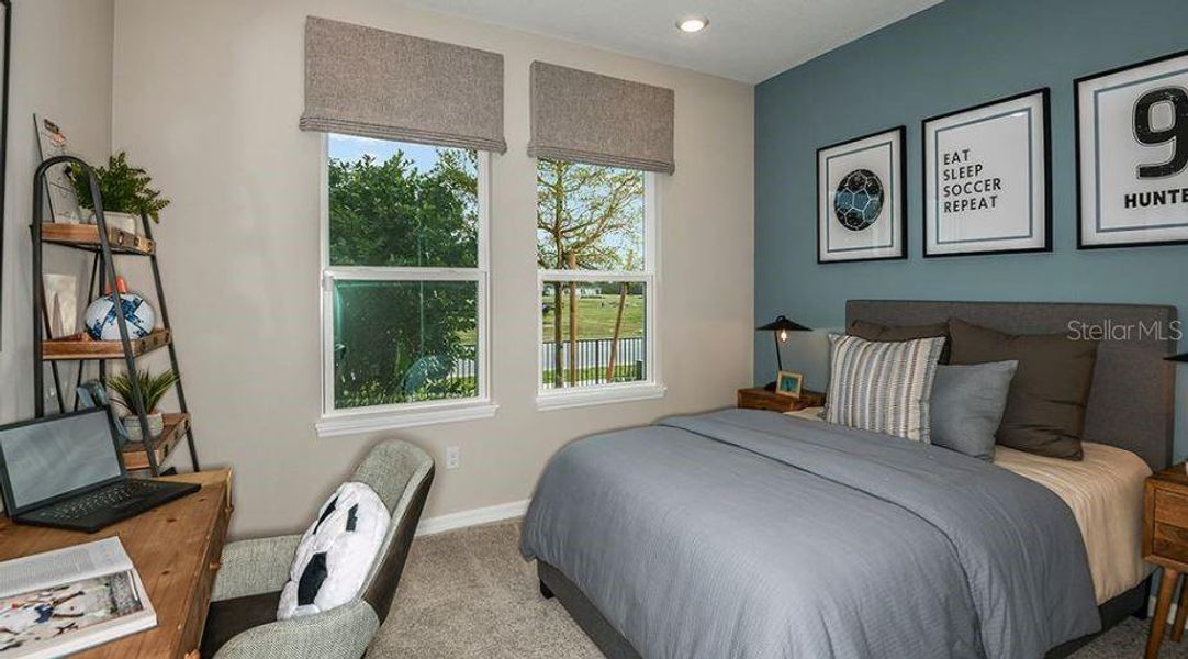 Furnished interior view inside a new home in Indigo Creek, Apollo Beach (Image 14).