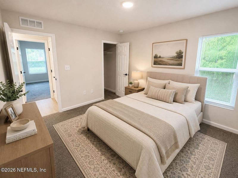 Furnished interior view inside a new home in , Jacksonville (Image 14).