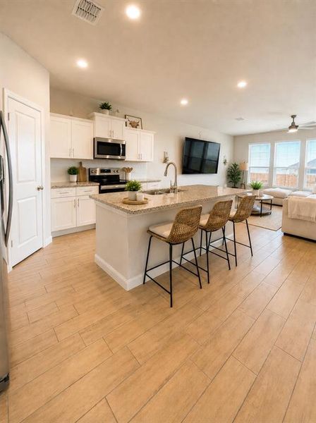 Furnished interior view inside a new home in Terra Trace, Fort Worth (Image 6).