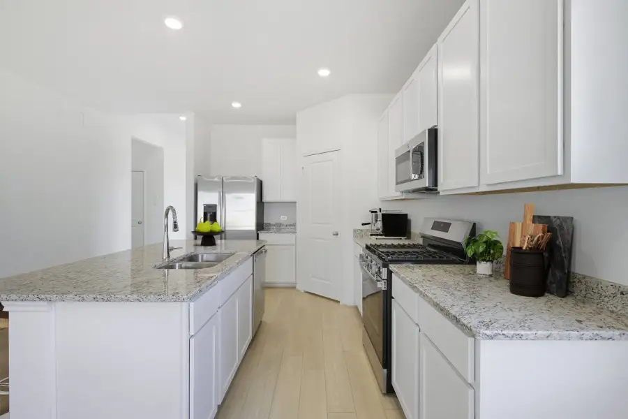 Furnished interior view inside a new home in Mason Woods, Cypress (Image 7).