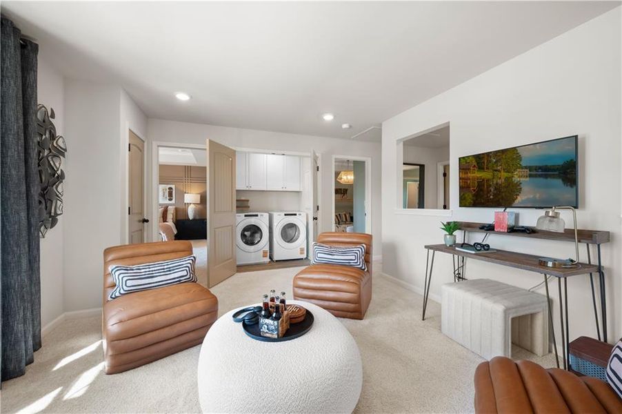 Furnished interior view inside a new home in Adagio, Dacula (Image 26).