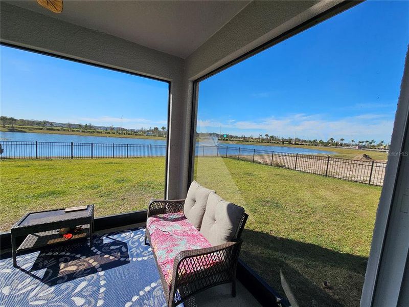Exterior details and patio area of a home in Bella Lago, Parrish (Image 3).