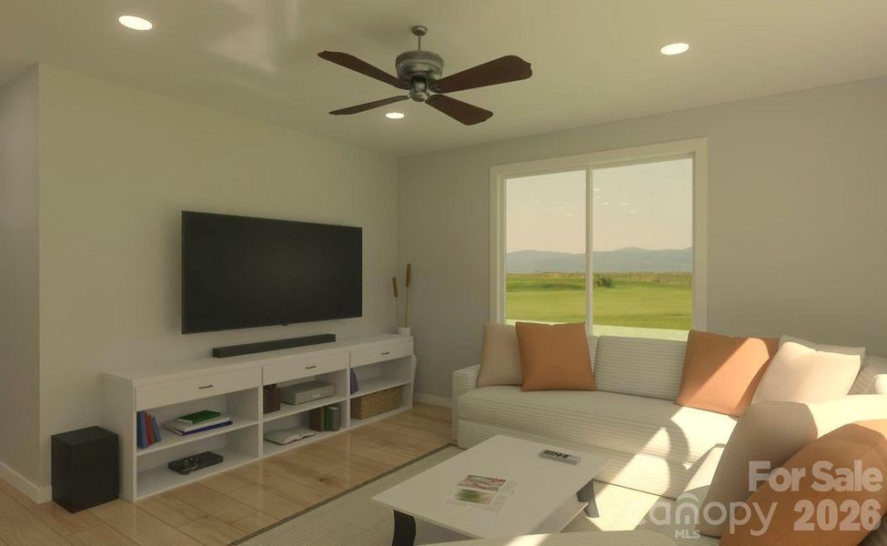 Furnished interior view inside a new home in , Hickory (Image 11).