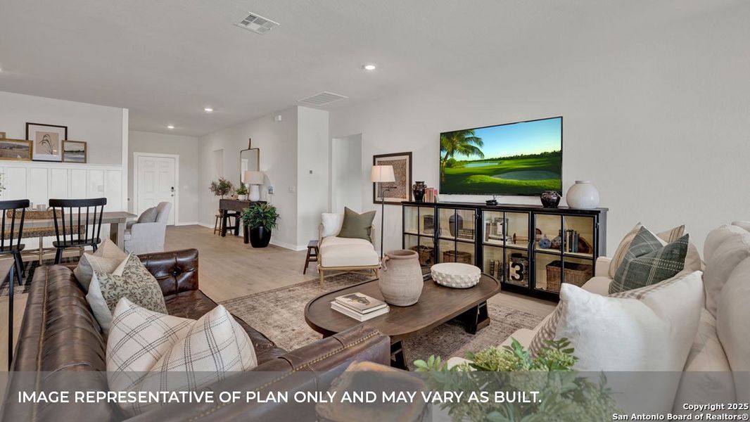 Furnished interior view inside a new home in Hartland Ranch, Lockhart (Image 32).