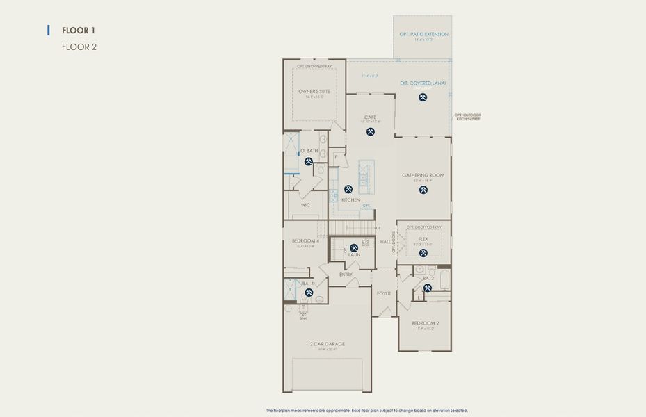 Mystique Floor Plan, Quick Move-In Home, Floor 1