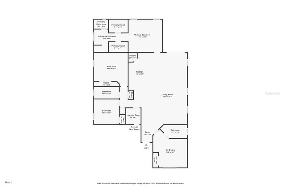 2D floor plan layout of this home in , Ocala, FL (Image 5).