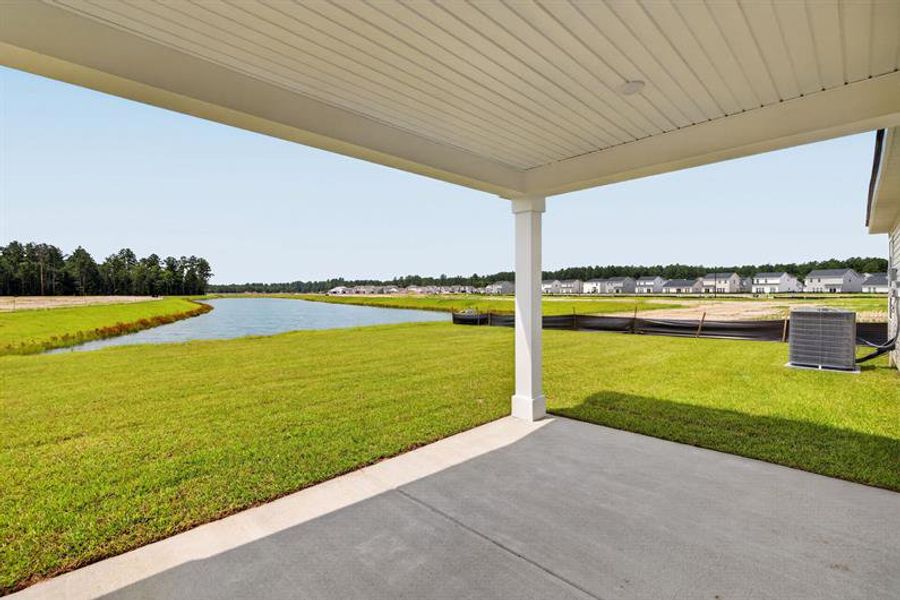 Exterior details and patio area of a home in Beacon Point at New Hampstead, Savannah (Image 21). Exterior details and patio area of a home in Beacon Point at New Hampstead, Savannah (Image 21).